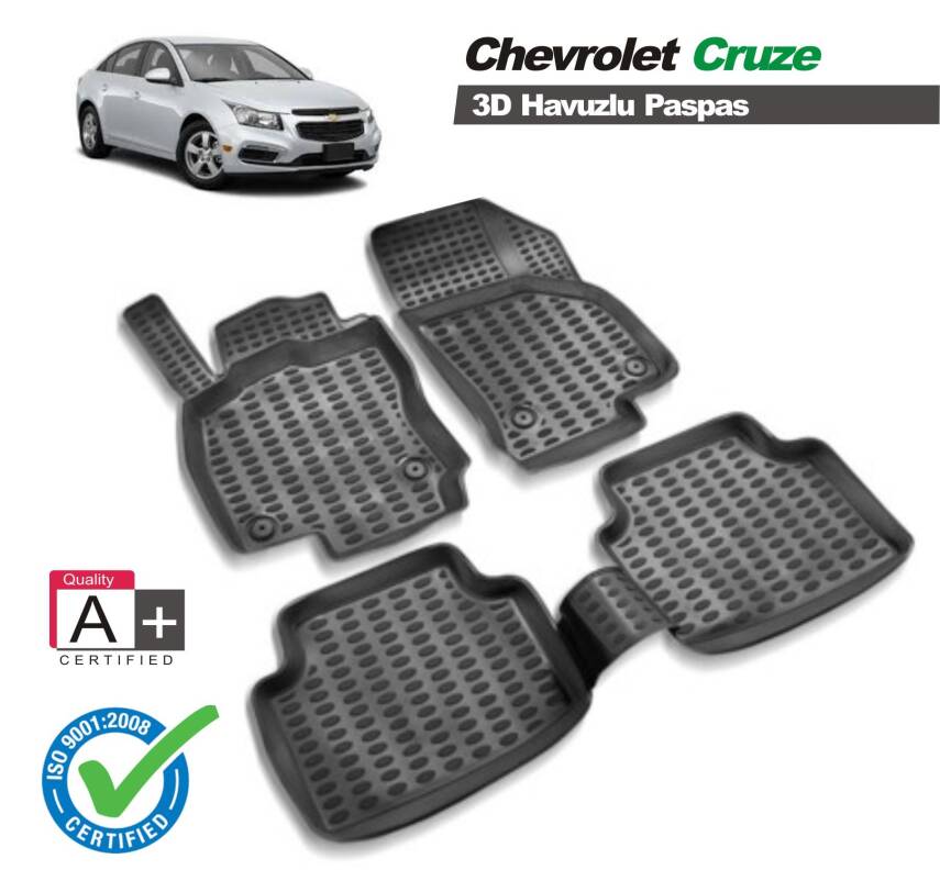 Cruze 3D Havuzlu Paspas Takımı - 1