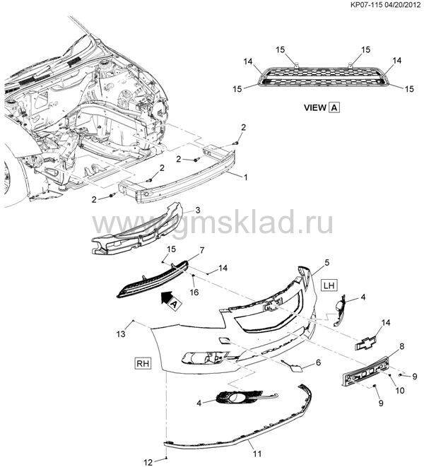 Cruze Alt Panjur Sport Kasa Kromlu Gm - 1
