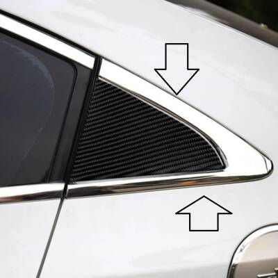 Cruze Arka Kelebek Üçgen Krom 2 Parça Sedan Sağ Sol - 1