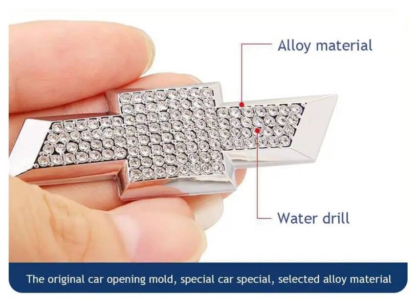 Cruze Aveo Direksiyon Ortası Arma Elmas Taşlı Aksesuar Emitasyon - 1