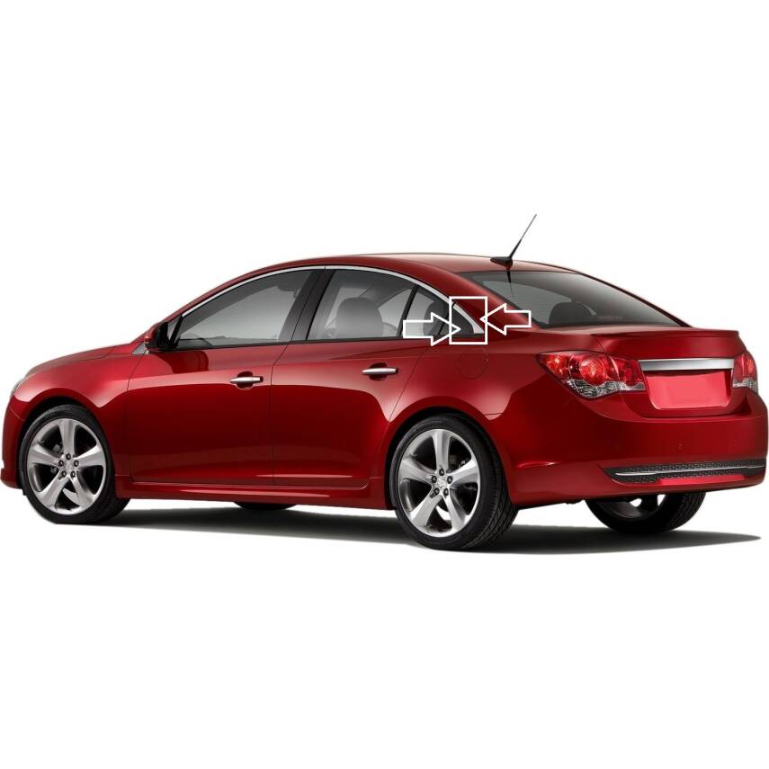 Cruze Cam Altı Krom Çıta 6 Prc Sedan - 1