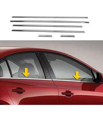 Cruze Cam Altı Krom Çıta 6 Prc Sedan - 2