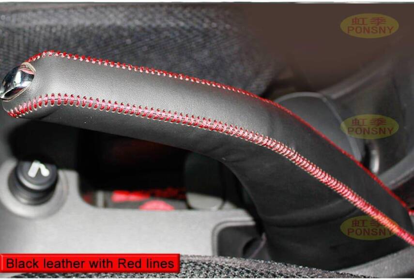 Cruze El Fren Kolu Deri Kaplama Kırmızı Dikişli - 1