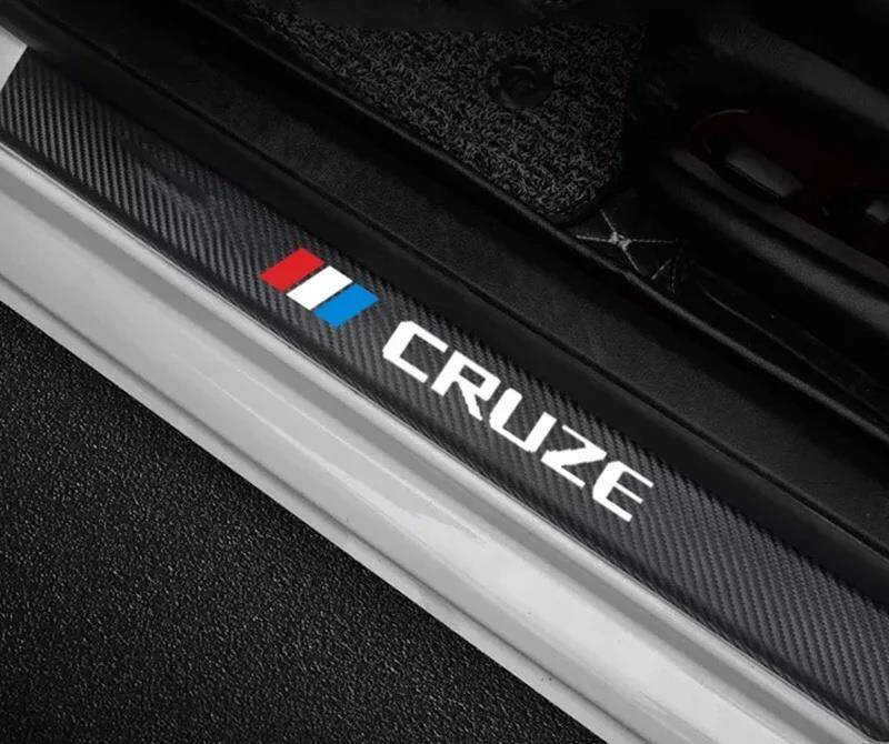 Cruze Eşik Kaplama Sticker Karbon M Model 4 Lü Hb/Sedan - 2
