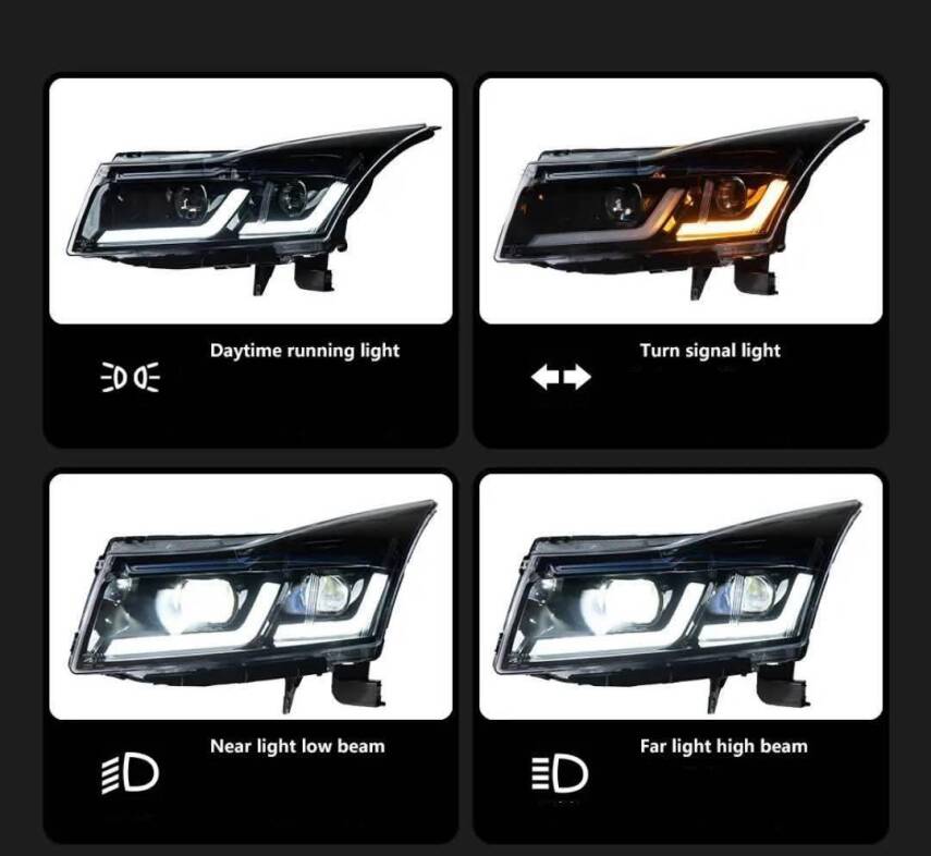 Cruze G30 Tip Bi Xenon Far Seti Sağ Sol TAKIM (Garantisiz) FULL LED - 3