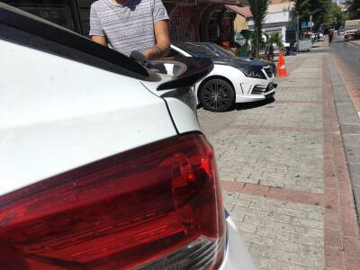 Cruze Hb Bagaj Spoiler Ayaklı Yeni Model Parlak Siyah - 10