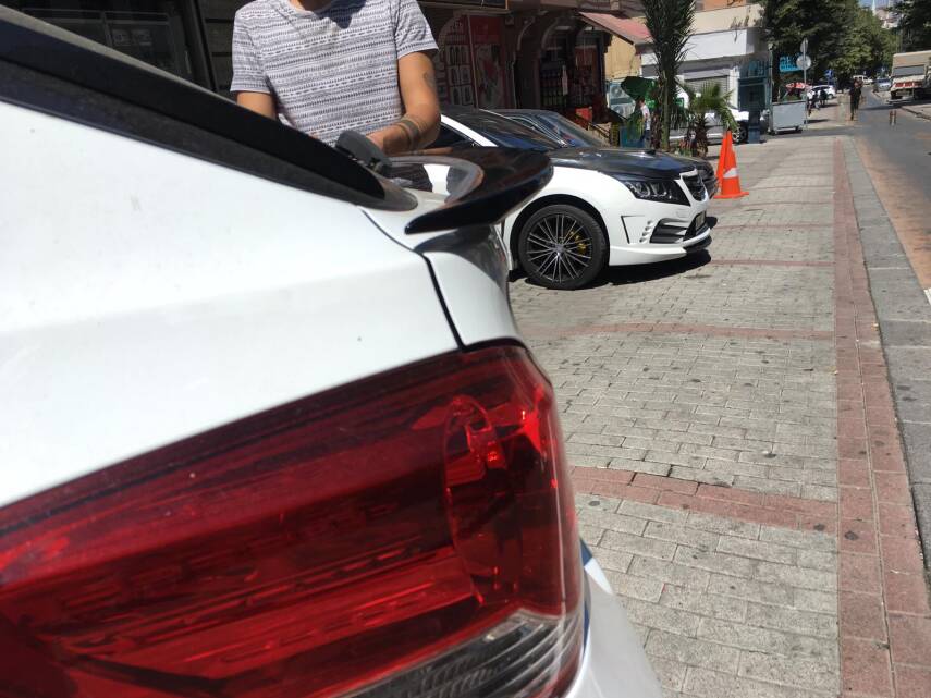 Cruze Hb Bagaj Spoiler Ayaklı Yeni Model Parlak Siyah - 10