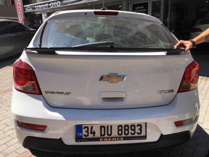 Cruze Hb Bagaj Spoiler Ayaklı Yeni Model Parlak Siyah - 12