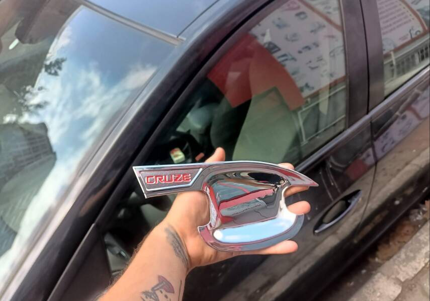 Cruze Hb Sedan Kapı Kol Açma Koruma Krom Cruze Yazılı Set 4Lü - 2