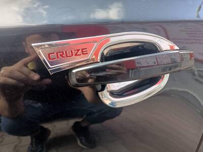 Cruze Hb Sedan Kapı Kol Açma Koruma Krom Cruze Yazılı Set 4Lü - 4
