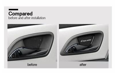 Cruze İç Açma Kapak Kaplama Cruze Yazılı Karbon - 4