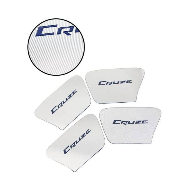 Cruze İç Açma Krom Kapak Cruze Yazılı Kırmızı 4 lü set - 1