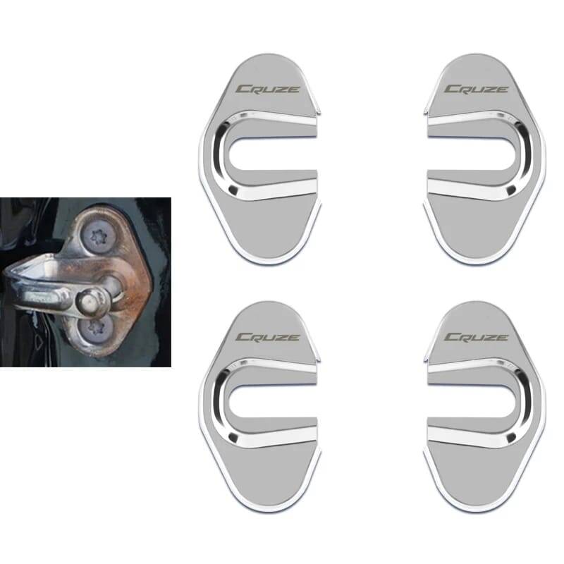 Cruze Kapı Kilit Koruma Kapağı 4 Prc Mavi - 4