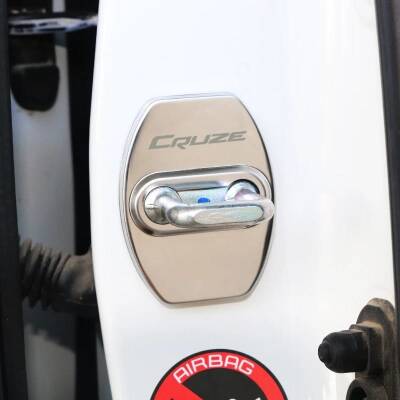 Cruze Kapı Kilit Koruma Kapağı 4 Prc Siyah - 2