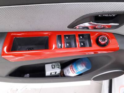 Cruze Kapı Kol İç Dayama Kaplama Seti 4Lü Kırmızı - 1