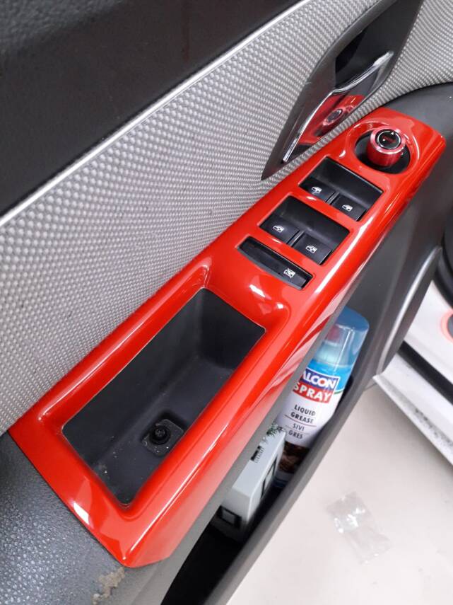 Cruze Kapı Kol İç Dayama Kaplama Seti 4Lü Kırmızı - 2