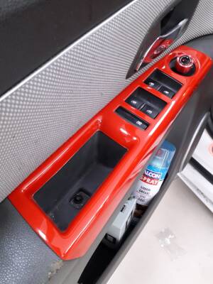 Cruze Kapı Kol İç Dayama Kaplama Seti 4Lü Kırmızı - 3