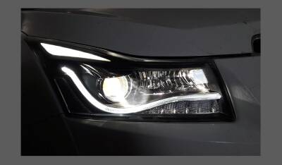 Cruze Kaşlı Bi Xenon Far Seti Sağ Sol - 4