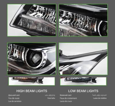 Cruze Kaşlı Bi Xenon Far Seti Sağ Sol - 6