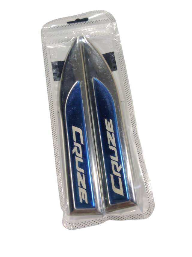 Cruze Metal Çamurluk Krom Vent Özel Ürün Takım 2 Li Mavi - 2
