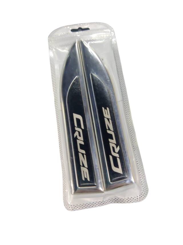 Cruze Metal Çamurluk Krom Vent Özel Ürün Takım 2 Li Siyah - 1