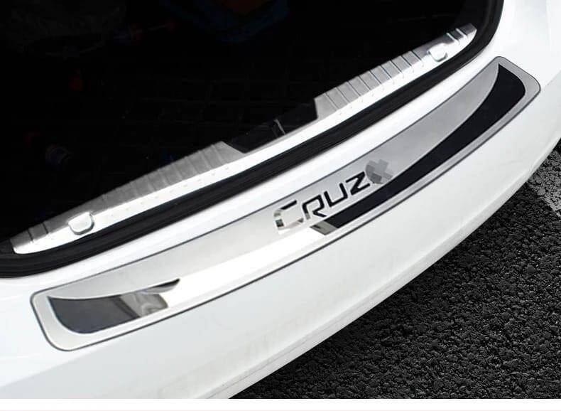 Cruze Sedan Arka Tampon Üstü Koruma Bandı Krom - 1