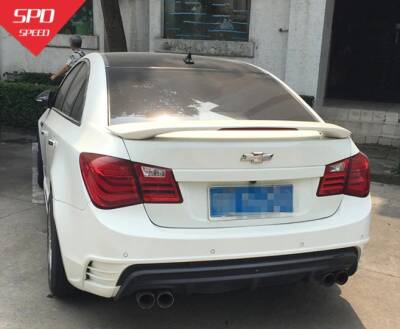 Cruze Sedan Işıklı Bagaj Üstü Spoiler Plastik Boyasız - 2