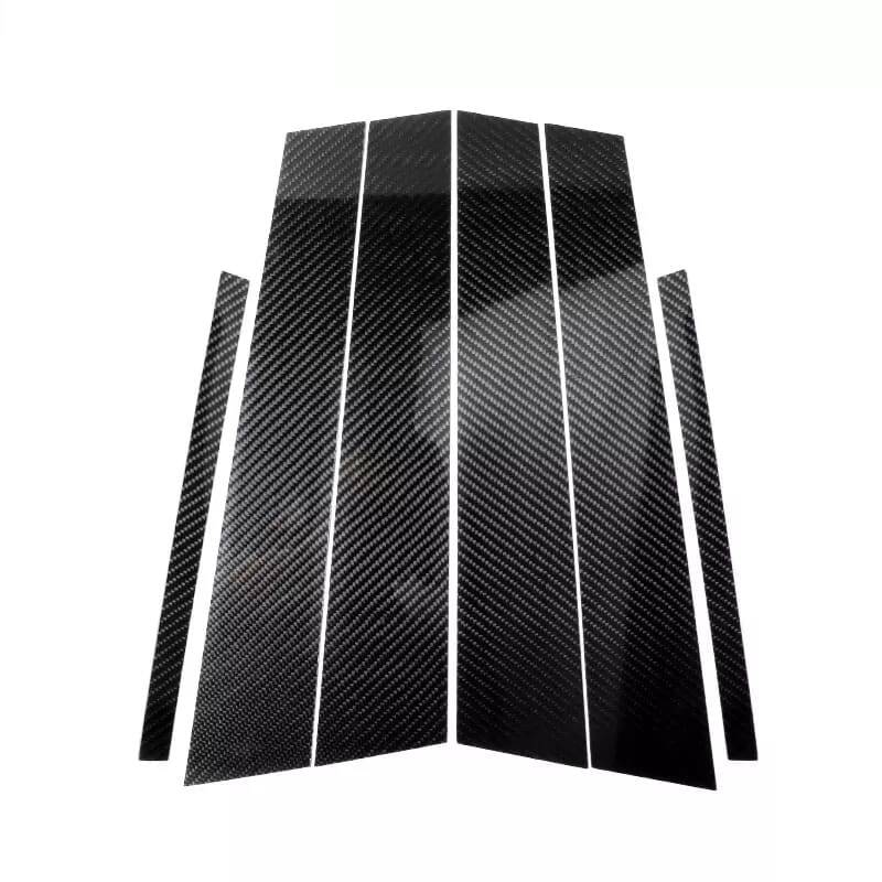 Cruze Sedan Kapı Direk Arka Üçgen Karbon Kaplama Set - 6