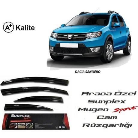 Dacia Sandero Stepway Cam Rüzgarlığı Sunplex - 1