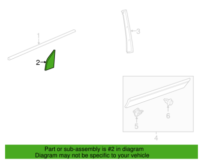 Dikiz Ayna Üçgeni Dış Sağ Captıva C100 Captıva C140 - 1