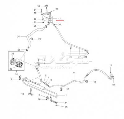 Direksiyon Yağ Haznesi Cruze Gm Orjinal - 2