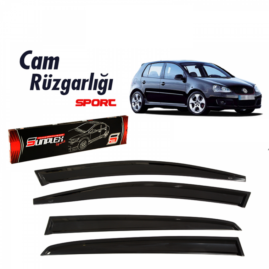 Golf 5/6 2004-2012 Cam Rüzgarlığı Sunplex - 1