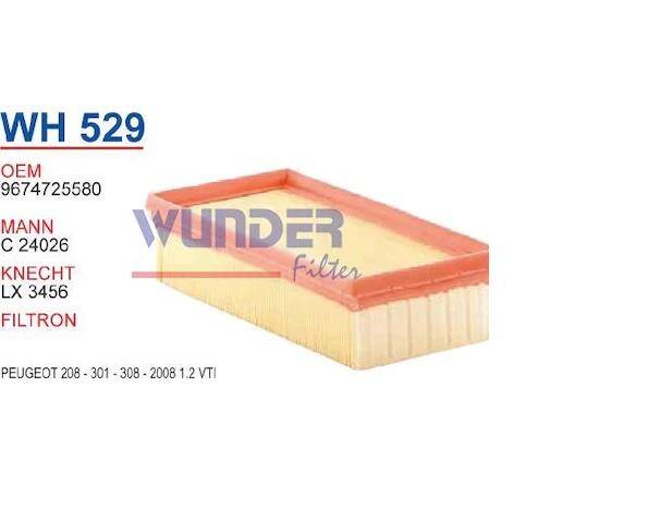 Hava Filtresi Corsa F Elysee C3 Ds3 9674725580 Wunder - 1