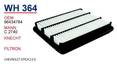 Hava Filtresi Epıca 2.0 Dızel Wunder - WUNDER