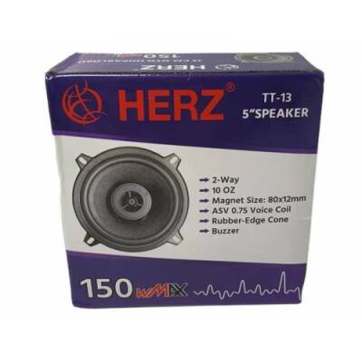 Herz Tt-13 150W 13 Cm Çift Yollu Tweeterlı Tekli Oto Hoparlör - SONY