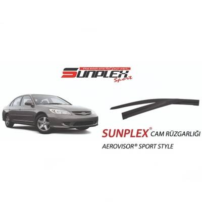 Honda Civic 2001-2006 Cam Rüzgarlığı Sunplex - SUNPLEX