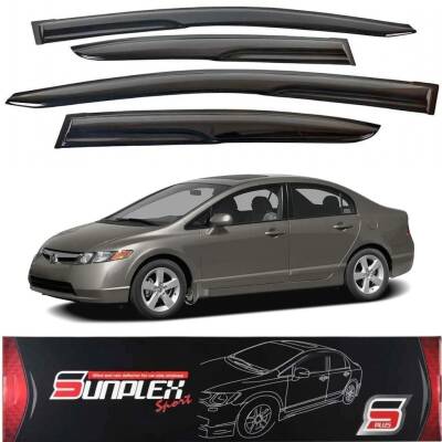 Honda Civic 2007-2012 Cam Rüzgarlığı Sunplex - SUNPLEX