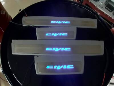 Honda Civic 2012-2016 Ledli Kapı Eşik Set 4 Lü - 2