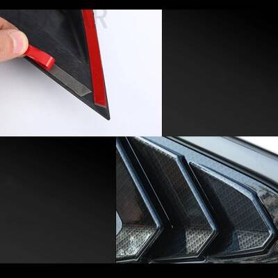 Honda Civic Fc5 Arka Kelebek Cam Rüzgarlığı Karbon - 7