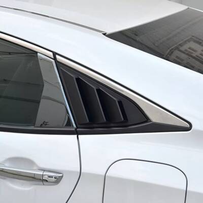 Honda Civic Fc5 Arka Kelebek Cam Rüzgarlığı Karbon - 4