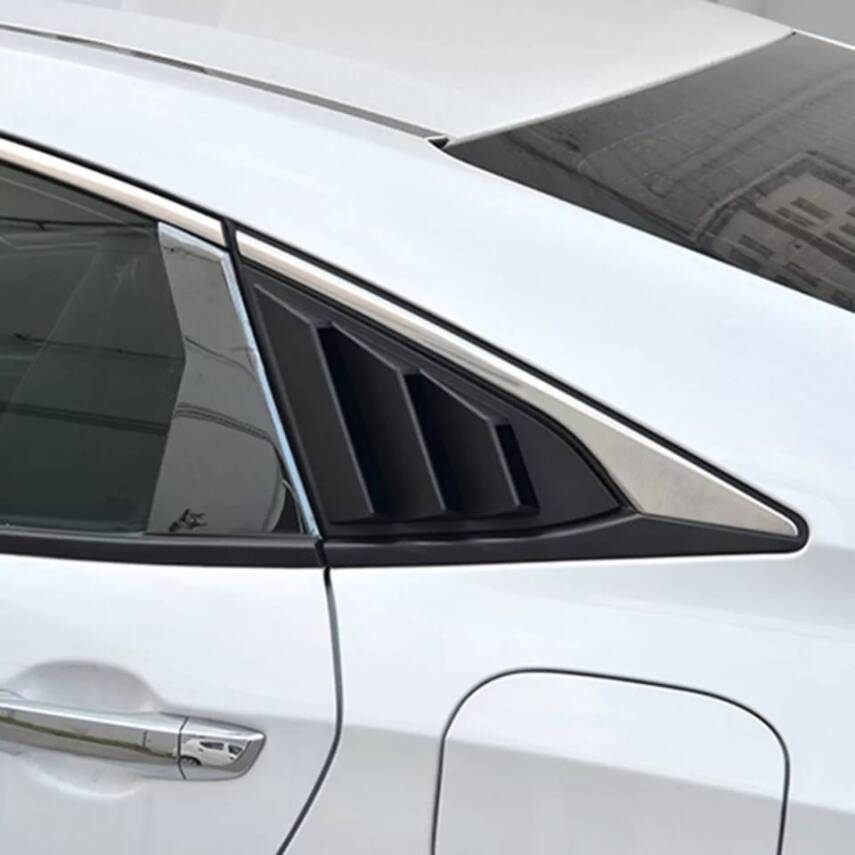 Honda Civic Fc5 Arka Kelebek Cam Rüzgarlığı Karbon - 4