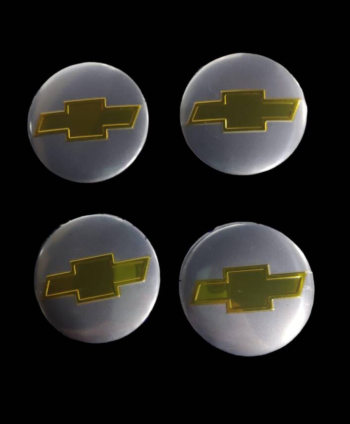 Jant Göbek Arma Chevrolet 4 Lü Set Krom Mat - 1