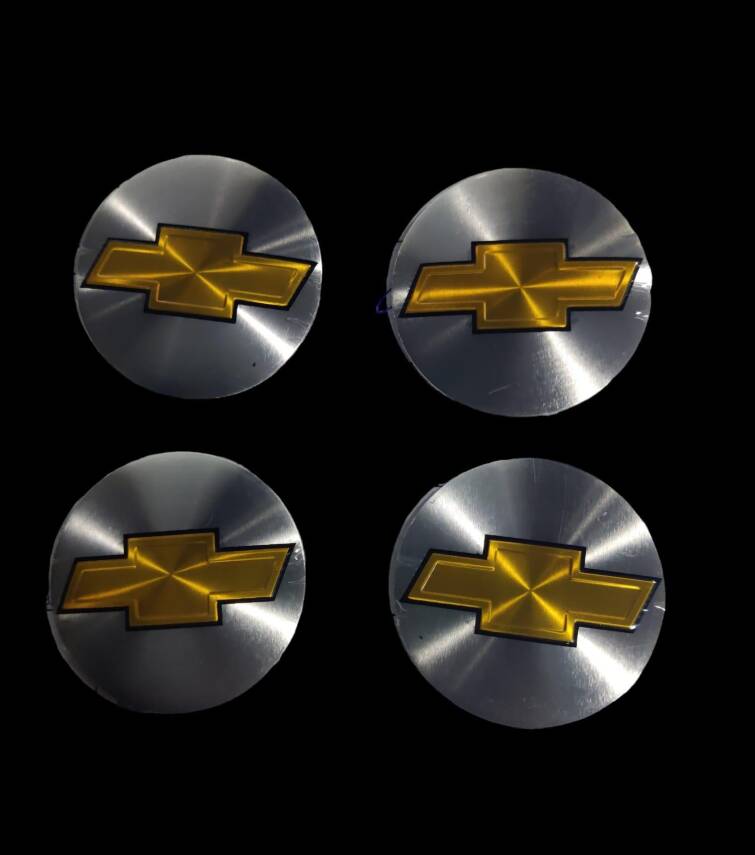 Jant Göbek Arma Chevrolet 4 Lü Set Krom Parlak - 1