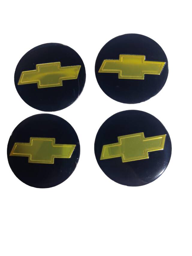 Jant Göbek Arma Chevrolet 4 Lü Set Siyah - 1