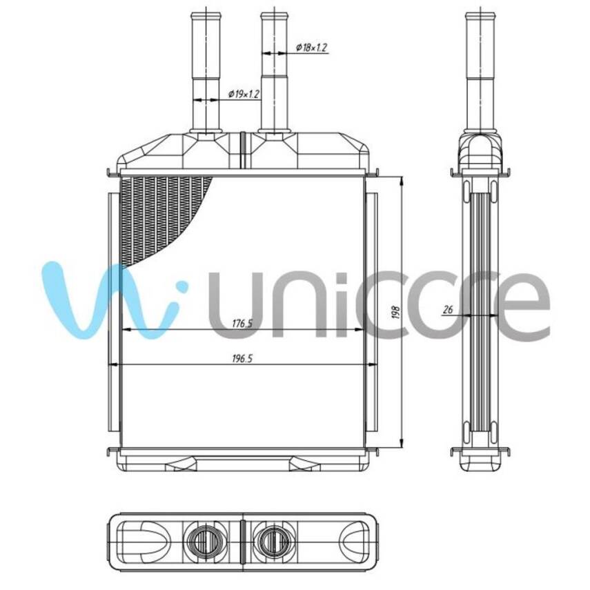 Kalorifer Radyatörü Peteği Epica Evanda Muadil - 1