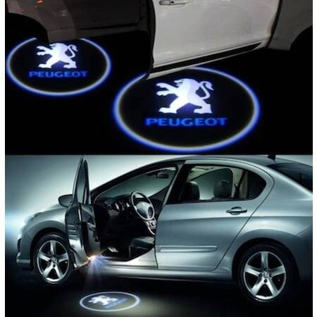 Kapı Altı Hayalet Logo 2 Li Peugeot - 2
