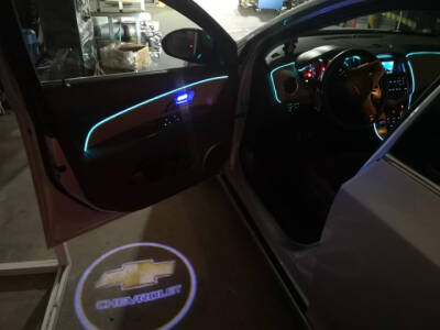 Kapı Altı Hayalet Logo Chevrolet Pilli - 2