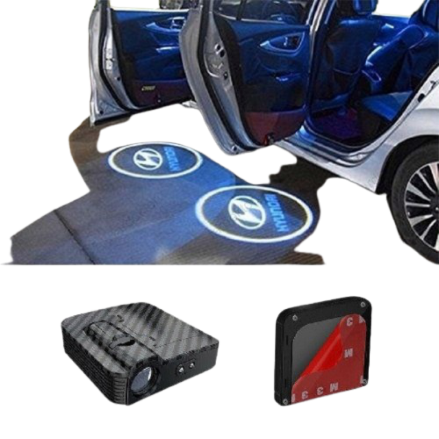 Kapı Altı Hayalet Logo Hyundai Pilli - 1