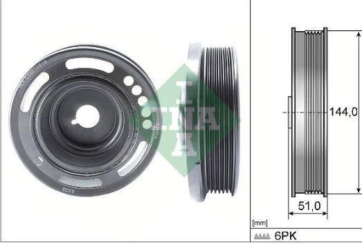 Krank Kasnağı Cruze Astra J İnsigina A16Xer İNA - 1