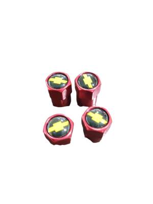 Lastik Sibob Kapak Chevrolet Kırmızı 4 Lü Set Metal Şık - 3